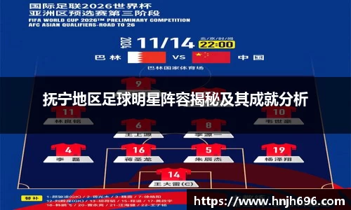 抚宁地区足球明星阵容揭秘及其成就分析